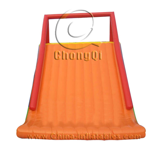 inflatable water floating slide